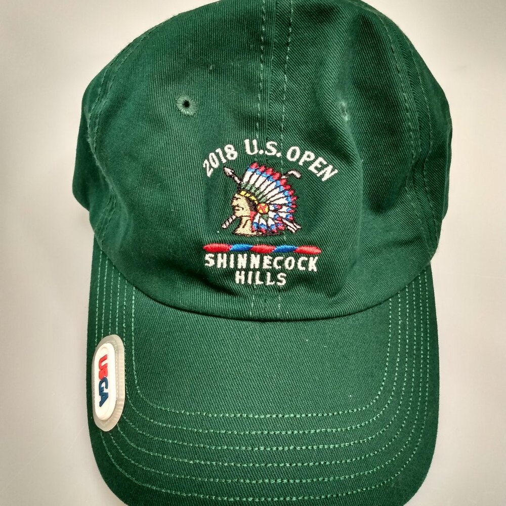 Shinnecock Hills Golf Hat Cap 2018 U.S. Open Golf Club TOP 100 Green Mens USGA